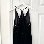 Jenny Yoo  Collection NWT Black Velvet Sullivan Dress Maxi Bridesmaid Gown 4 Photo 4
