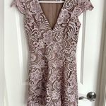 Dress the Population  Blush/Nude Romper Sz  S Photo 0