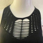 🆕Rene Rofe Seamless Cut Out Black Sport Bra🆕 Size M Photo 6