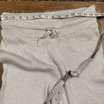 Athleta  Reverie Sweater Pant Sea Salt Ivory Ribbed Knit Medium Photo 7