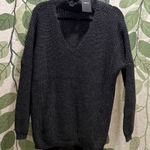 Very J  Charcoal Knit Sweater Photo 0