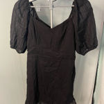 Melrose and Market  black Puff Sleeve Mini Dress size‎ Large Photo 0