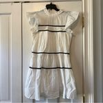 En Saison Aliza Cotton Babydoll White Minidress Size XS Photo 3