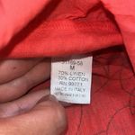 CRISTINA VERGANI Linen Tiered Sleeveless Button Front Midi Dress Salmon Medium Pink Photo 8