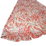 5|48  women's maxi dress size large coral blue and pink‎ Photo 5