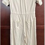 Marine layer  Cream Button-Up Jumpsuit Photo 1