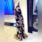 Simplee Apparel Simplee Black Size:XL Lace Up Halter Sequin Party Dress w/ side thigh High Split Photo 2