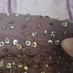 BHLDN BHDLN FOR ANTHRO AVERY PURPLE MIST SHIMMER TULLE SEQUIN BODICE BRIDESMAID DRESS Photo 6