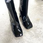 Good American NEW  Black Patent Leather Heeled Bootie Heel Size 11 Photo 5