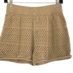 Sincerely Jules Tan Crochet Short Set size M Size M Photo 3