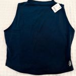 Free People Movement NWT Epic Mock Neck Muscle Tank in Navy size XL Photo 3