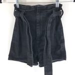 BDG  Urban Outfitters Womens Shorts Pin-Up High-Rise Stretch Denim Black 24 Photo 0