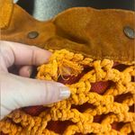 Lucky Brand Y2K Boho Macrame Leather Shoulder Bag Photo 3