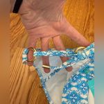 Melissa Odabash Tortola Diamond Bikini Bottoms size 6 NWT Blue Photo 2