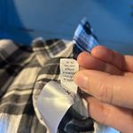 Old Navy  The Classic Shirt Black/White Plaid Button Down Shirt, Size Large Photo 6