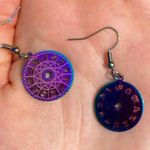 Rainbow astrology earrings Photo 2