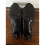 Andrew Geller  Mary Jane Brown Leather Upper 8 M 3” Heel Lace Up Ankle Boots Photo 3