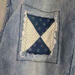 Free People Brand New We The Free Down To Earth Patched Denim Jeans Sz 24 Photo 1