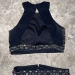 Blondie Nites Elegant Navy Evening Gown with Embellished Waist/ prom dress Photo 12