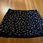 BP  Black Floral Mini Skirt, Size 3X, NWT Photo 6