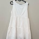 SANCIA Anthropologie Lea Summer Off White Tiered Dress Size Small 1969 Photo 3