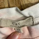 Chelsea and Violet  | Pink and White Tie-Dye Crop Top, Size XS Photo 1