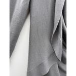 Jil Sander Vintage  Cardigan Size 40 Gray Cashmere Silk Drape Front Made in Italy Photo 3