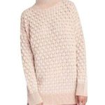 Knox Rose  Women's Sweater Pullover Mock Turtleneck long sleeve Cream Size L Photo 0