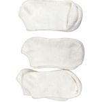 Three pairs of white soft socks B14 Photo 1