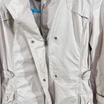 Columbia  Omni-Shield Women's Jacket‎ Beige Lightweight Rain Coat Hooded Medium Photo 7