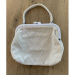vintage marchioness fully beaded elbow handbag cream ivory Pearl wrist champagne White Photo 3