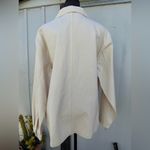 NWOT LILY FORBES WOMENS JACKET CREAM COLOR SIZE LARGE XL 100 % ORGANIC COTTON Photo 1