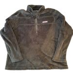 Vineyard Vines Vineyard Vines Womens XL Pullover Fleece Quarter Zip Gray Cozy Soft Photo 0