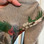 On the Byas  PacSun Gray Sweatshirt with Floral Accents size Medium Photo 9