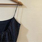 Abercrombie & Fitch  Polka Dot Low Back Maxi Dress Size Small Blue Tiered AF Photo 9