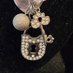 Guess  necklace Silver Tone Key & Padlock, Heart Photo 2
