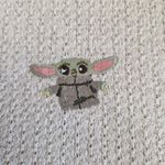 Star Wars x Zara Womens Crochet Cropped Vest Size SMALL Cream Knit Yoda Photo 3