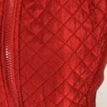 IZOD Red Full Zip Quilted Fleece Vest Size Small Photo 3