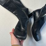 DKNY Y2K  Jeans Black Tall Block Heel Boots Photo 8