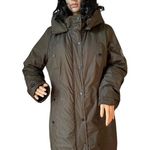 Madden Girl Juniors' Hooded Faux-Fur-Trim Parka- Size medium Photo 1