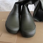 Burberry  Tall Rain Boots Olive Plaid Check Photo 6