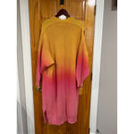 Free People Come Together Ombré Oversized Duster Cardigan in Mai Tai Combo Photo 4
