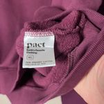 Pact Organic Cotton Kisses Graphic Print Crewneck Sweatshirt Purple XL Photo 5