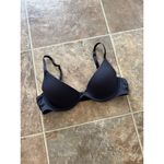SKIMS  Fits Everybody Scoop Plunge Bra Onyx Size 34A Photo 2