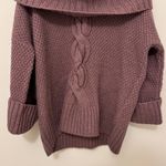 Talbots  Wool Knit Sweater Size Medium Wool Alpaca Blend Turtleneck Cowl Chunky Photo 2