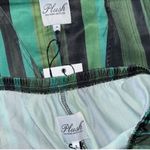 Plush Revolve Striped Green & Black Pants Vest Set(Size Small) Blue Photo 7