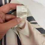 Cupcakes and Cashmere Sheath Dress 10 Ivory Navy Striped Sleeveless Back Cut Out Photo 11