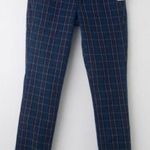 Gap  WOMEN’S 1969 ALWAYS SKINNY JEANS IN BLUE PLAID SIZE 28/6R Photo 0