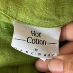 Hot Cotton Women’s Green Linen V Photo 2