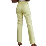 Good American  Better Than Leather Good Icon Key Lime Textured Faux Leather Pants Photo 4